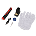 Miniatyrbild 1 av 8: Lödkolv Kit USB Uppladdningsbar Snabb Uppvärmning 450℃ Antioxidant med Touch Sensor LED Belysning Bärbar Lödkolv för Kretskort