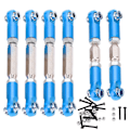 Pikkukuva 1 / 8: Alumiininen Camber Link -säädettävä Camber Link -linkki stavändillä ARRMA Senton 1/10 RC-autolle - Sininen