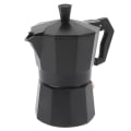 Miniatyrbillede 3 af 8: Komfur Moka Pot Italiensk Håndbrygget Kaffemaskine Aluminiumlegering Køkken DIY Tilbehør Sort 300ml