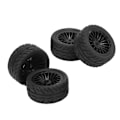 Miniatyrbilde 8 av 8: 4 stk gummidæk Sterkt grep Kraftig demping Racerdekk for UD1601 UD1602 UD1603 UD1604 UD1607 SG1603 SG1604 Svart