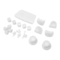 Miniatyrbillede 2 af 8: 16 stk. Spilkonsollerstatningsknapper til PS5 Gamepad - Udskiftning af Thumbstick Trigger-knapper til PS5-controller - Hvid