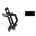 Miniatyrbillede 3 af 8: Cykel Vandflaskeholder Høj Styrke Bærbar Aluminium Legering Cykel Kop Bur til Cykling Sort