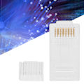Pikkukuva 6 / 8: 50 KPL Ethernet RJ45 -liitin suojaamaton verkko 8P8C -liitin modulaarinen pistoke kristallipää