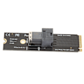 Pikkukuva 8 / 8: M.2 PCIE 4.0 - SFF8643 U2 -sovitin, M.2 NVME - SFF 8643 -sovitin SFF8643 - SFF8639 -sovitinkaapelilla