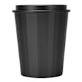 Miniatyrbild 1 av 8: 58 mm doseringskopp förhindrar klibbning av aluminiumlegering, mångsidig kaffepulvermatningskopp för kaffemaskin bönkvarn mörk svart