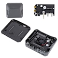 Miniatyrbillede 5 af 8: Etui til Raspberry Pi 4B Mini Computer Aluminiumlegeringsskal med Indbygget Blæser Computertilbehør