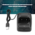 Pikkukuva 8 / 8: Kaksisuuntainen radiopuhelimen USB-lataustelakka Baofeng BF888S/BF777S/BF666S -malleille