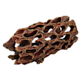 Miniatyrbillede 7 af 8: Akvarium Hul Træstamme Simulation Dekorativ Harpiks Skjulested Hule Fiskekum Træ Ornament til Slanger Firben