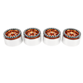 Miniatyrbild 1 av 8: 4 st 1.9 tum RC Hjulfälgar Aluminium CNC-bearbetade 1/10 RC Beadlock Hjulnav för Axial SCX10 90046 AXI 03007 REDCAT MST Orange