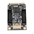 Pikkukuva 4 / 8: Mini PCIE - USB3.0 Etupaneelin Lisäkortti, Kaksi 19PIN 5Gbps USB Hot Swap -lisäkorttia Windows XP 2003:lle ja OS X 10.8:lle tai uudemmalle