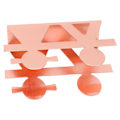 Miniatyrbillede 5 af 8: Servietholder Tegningsproces Mat Poleret Par Hulmønster Rustfrit Stål Holder til Køkkenbordplader Bord Rose Guld
