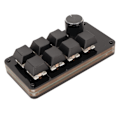 Miniatyrbilde 4 av 8: Macro Programmerings Tastatur Hotswap Enhånds Blå Bryter Mini 7-Tasters Mekanisk Tastatur med Knott for Spill og Arbeid