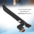 Miniatyrbilde 8 av 8: Mobiltelefon Reservedeler Tail Plug Flex Kabel Egnet for OnePlus 5T Telefoner