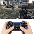 Miniatyrbillede 6 af 8: PS4-3 Trådløs Spilcontroller ABS Sort Klassisk Ergonomisk Udseende