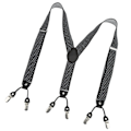 Miniatyrbillede 2 af 8: Herre Seler Let Justerbare Y-formede Stropper 3,5x110cm/1,4x43,3in Ergonomiske Seler til Tøjmatchning