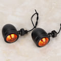 Miniatyrbillede 4 af 6: 2 stk. Retro Metal Motorcykel Blinklys Indikatorlampe