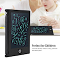 Miniatyrbillede 8 af 8: LCD 4,5 tommer Ultratynd Håndskrift Tablet Skrive Tegne Notesbog Tavle til Børn (Sort)