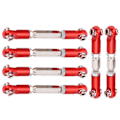 Miniatyrbillede 6 af 8: Aluminium Spændebøjle Camber Link Justerbar Camber Link med Stavænder til ARRMA Senton 1/10 RC Bil Rød