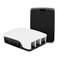 Miniatyrbild 4 av 8: ABS Fodral Hölje Box Svart Vit Passar för Raspberry Pi 4B Skyddande Skal Box Svart Vit