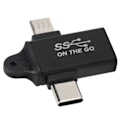 Pikkukuva 4 / 8: 2 in 1 OTG Converter USB 3.0 - Micro USB ja Type C -sovitin tukee nopeaa datasynkronointia