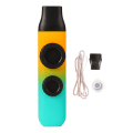 Miniatyrbilde 1 av 8: Kazoo Plastic Professional Justerbar Tone Musikkinstrument med 10 stk Fløytemembraner for Ukulele Fiolin Hud Tekstur Grønn Oransje Gradient