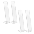 Miniatyrbilde 6 av 8: 4 stk. akryl hårbånd displaystativ hårspenne smykke displayholder for butikk gjennomsiktig