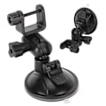 Miniatyrbilde 5 av 8: 2 stk. 360 graders roterende videokamerafeste for bil med sugekopp, 65 mm GPS-sugekoppholder U-formet hode