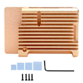 Miniatyrbillede 1 af 8: Beskyttelseskabinet til Raspberry Pi3 Model 2b / 3b Varmeafledning Aluminium Alloy Case