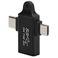 Pikkukuva 7 / 8: 2 in 1 OTG Converter USB 3.0 - Micro USB ja Type C -sovitin tukee nopeaa datasynkronointia