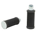 Miniatyrbillede 5 af 8: 2 stk. Fodstøtter Gummi Aluminium Legering Fodpedal Udskiftning til Baja MB165 MB200 Minicykler