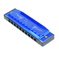 Pikkukuva 7 / 8: Harmonica 10 Hole 20 Tune C Key Professional Standard suuurut case Kid Beginner Blue