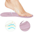 Miniatyrbillede 6 af 8: Ortopædiske indlægssåler til flade fødder, svangstøtte, memory foam indlægssål, sko pude komfort pink til kvinder