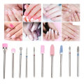 Miniatyrbillede 6 af 8: 10 stk / sæt neglebor filslibehoved sæt elektrisk manicure pedicure neglekunstværktøj
