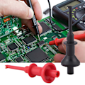 Miniatyrbild 2 av 7: 1 par UNi T Ut C01 Multimetrar Testledningar Förlängningskrok Sondklämma