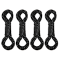 Miniatyrbillede 6 af 8: 4 stk Paracord-reb reflekterende multifunktionelt fugtsikker korrosionsbeskyttende slidstærkt Guyline-telttov til camping