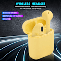 Miniatyrbilde 7 av 8: Mini Trådløs Bluetooth Øretelefon Berøringskontroll Stereo Sport In-Ear Hodetelefon for IOS (Gul)