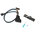 Pikkukuva 2 / 8: M.2 PCIE 4.0 - SFF8643 U2 -sovitin, M.2 NVME - SFF 8643 -sovitin SFF8643 - SFF8639 -sovitinkaapelilla