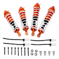 Miniatyrbillede 2 af 8: RC Stødabsorbere Reservefjedre Stødabsorbere Aluminiumlegering til ZD Racing 1/7 DBX-07 Orange