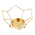 Miniatyrbilde 2 av 8: Lysestake Nordisk Enkel Geometrisk Jernramme Metallhåndverk Elektroplettering Lysestake Ornament