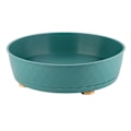 Miniatyrbilde 1 av 8: Kjøkken dreieskive Spin Round Tray 360 grader roterende sklisikker multifunksjonell krydderorganisator for skap pantry kjøleskap benkeplate grønn