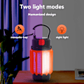 Pikkukuva 4 / 8: 2-in-1 Hyttyskarkotin USB-Lataus Vedenkestävä LED-Valo Sisä- ja Ulkokäyttöön Koti Puutarha Terassi Leirintäalue