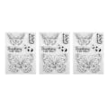 Miniatyrbilde 1 av 8: 3 stk. Transparent Stempel Sommerfuglformet Preget DIY Scrapbook Kortlaging Transparent Stempeldekorasjon