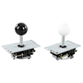 Miniatyrbillede 4 af 8: 2-Spillers DIY Arcade Kit USB Spilbræt Encoder Joystick Arcade Knapper Sæt til Venner Samling Sort og Hvid