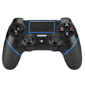 Miniatyrbillede 3 af 8: PS4-3 Trådløs Spilcontroller ABS Sort Klassisk Ergonomisk Udseende