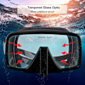 Pikkukuva 6 / 8: Scuba-sukellusmaski, silikoninen sukelluslasit pelastukseen/scuba-sukellukseen