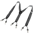 Miniatyrbillede 8 af 8: Herre Seler Let Justerbare Y-formede Stropper 3,5x110cm/1,4x43,3in Ergonomiske Seler til Tøjmatchning