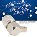 Miniatyrbilde 8 av 8: 2 stk. UHF Hann PL-259 til BNC Hunn Adapter 90 Graders Koblingskonverter for Koaksialkabel