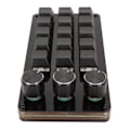 Miniatyrbilde 8 av 8: Mini Tilpassbar Tastatur 15 Taster 3 Knapper Programmerbar Blå Bryter Hot Swappable Programmering Makro Tastatur for Dataspill