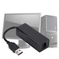 Miniatyrbild 4 av 8: USB 56K Externt Uppringt Röstfax Datamodem Passar För Win7 Win8 Win10 XP