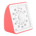 Miniatyrbilde 3 av 8: Visuell timer stille stille telling 60 minutter nedtellingstimer for studenter kjøkken rød